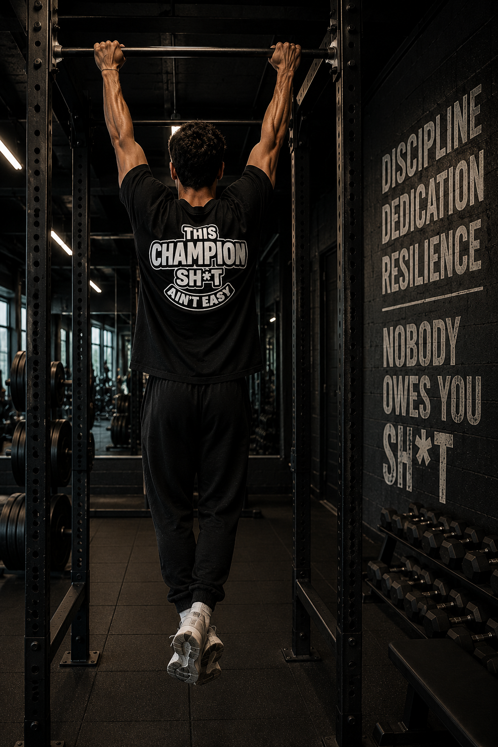 THIS CHAMPION SH*T AIN'T EASY™ | Unisex Heavy Cotton T-Shirt