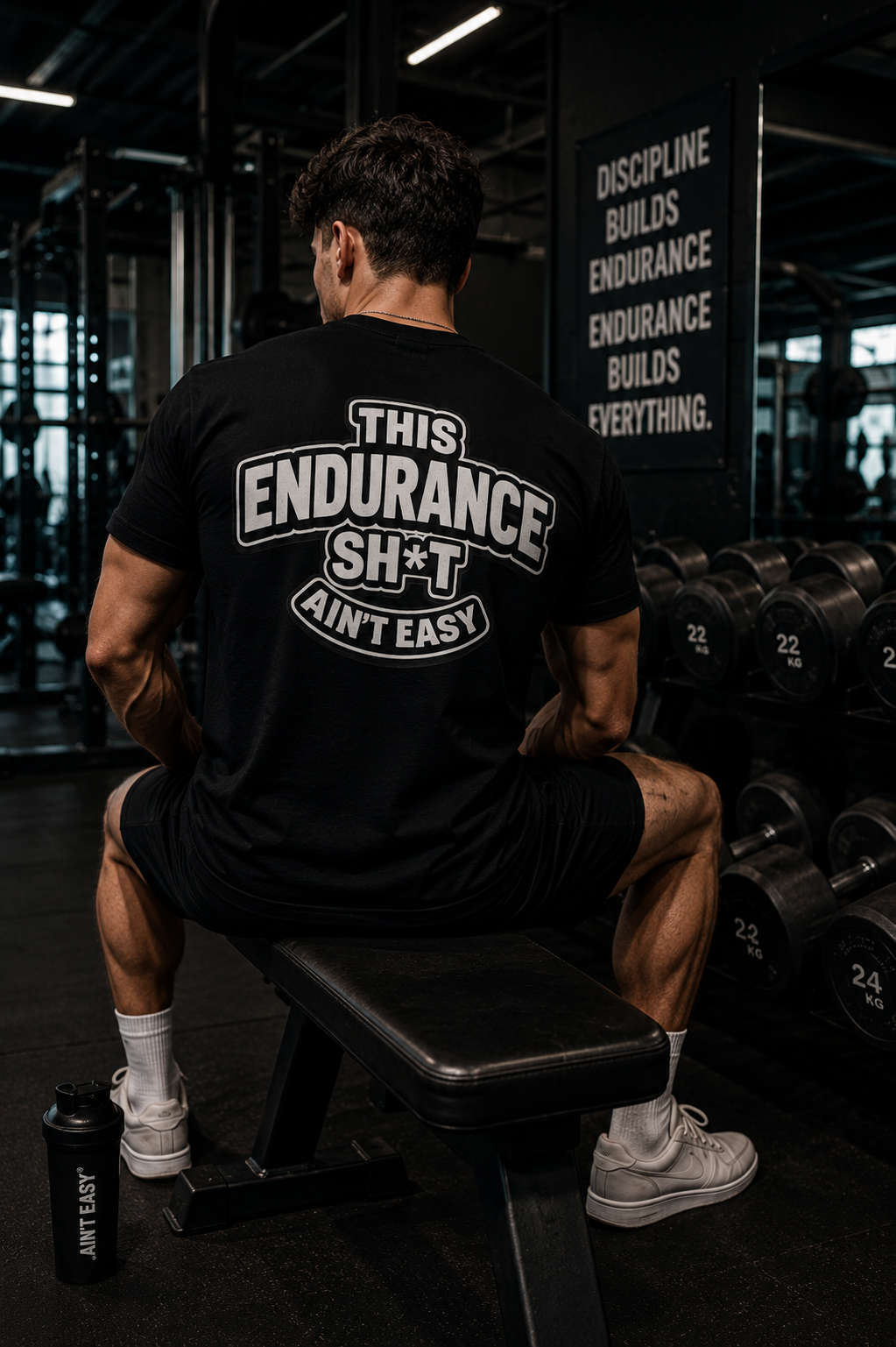 THIS ENDURANCE SH*T AIN'T EASY™ | Unisex Heavy Cotton T-Shirt