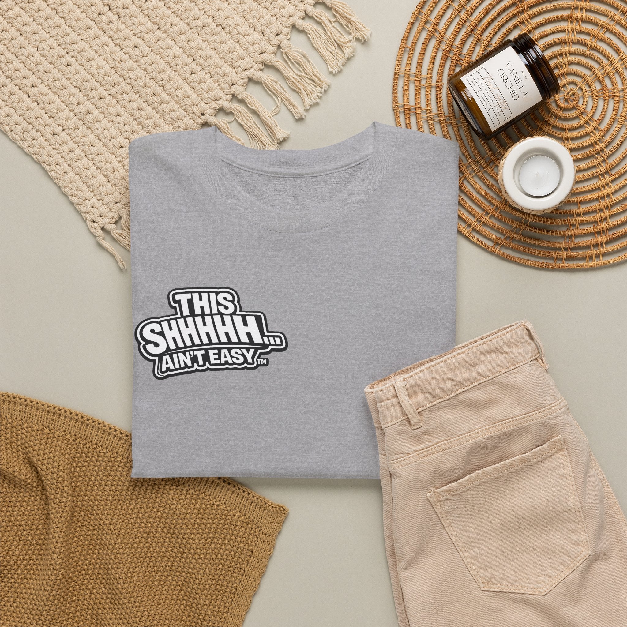 THIS RESILIENCE SH*T AIN'T EASY™ | Unisex Heavy Cotton T-Shirt