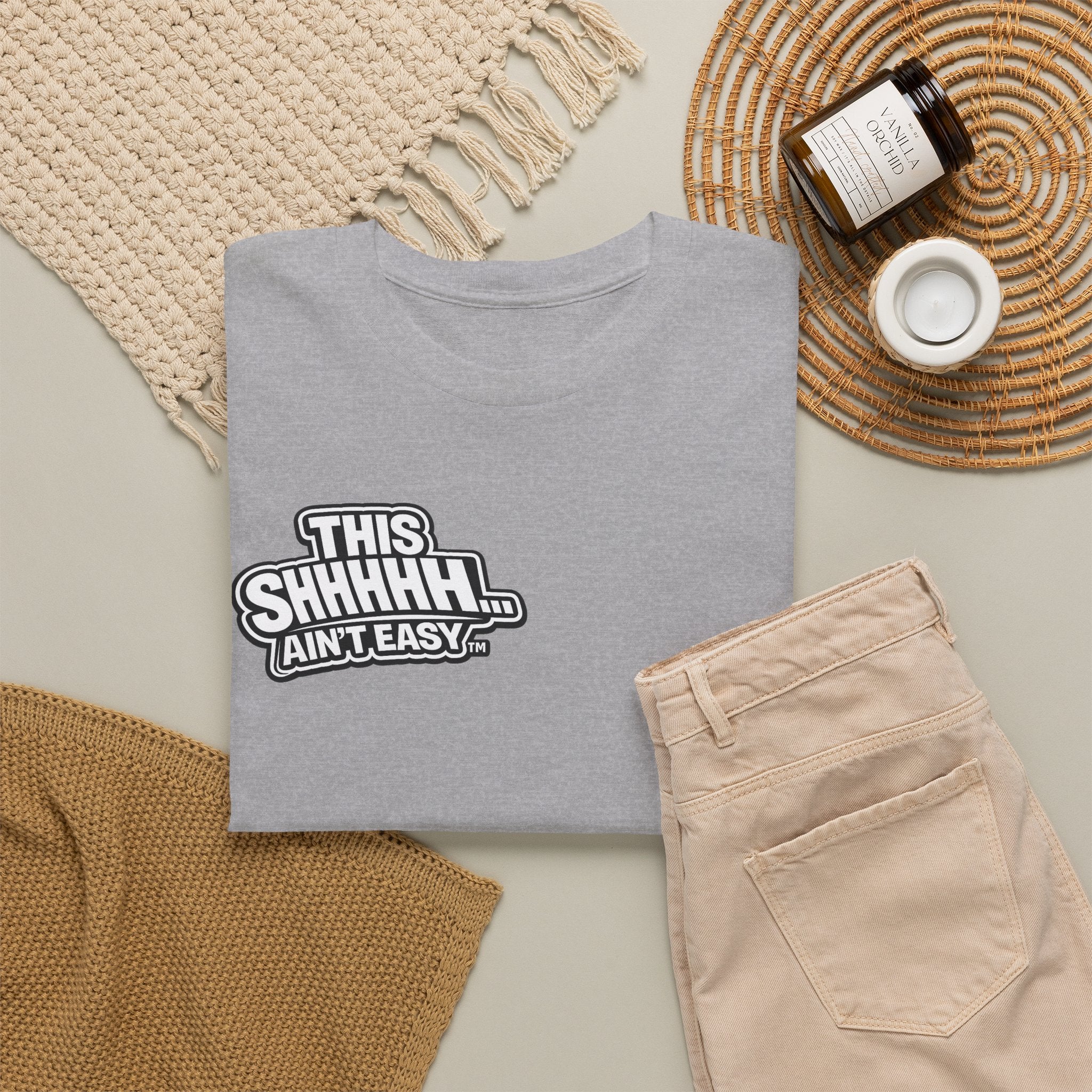 THIS ENDURANCE SH*T AIN'T EASY™ | Unisex Heavy Cotton T-Shirt