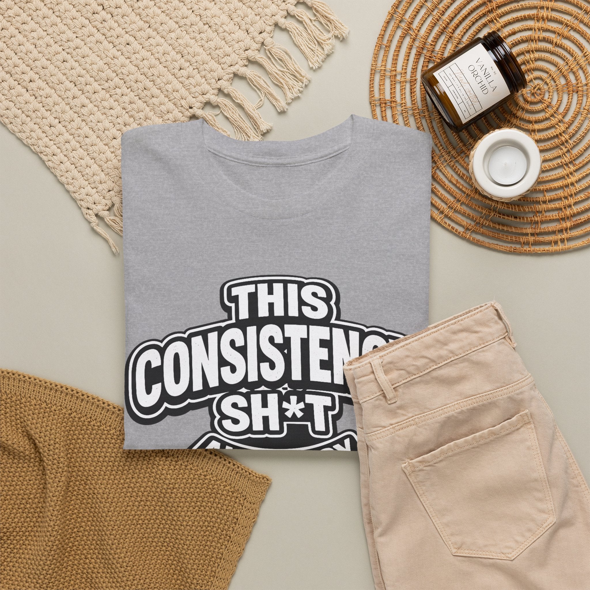 THIS CONSISTENCY SH*T AIN'T EASY™ | Unisex Heavy Cotton T-Shirt